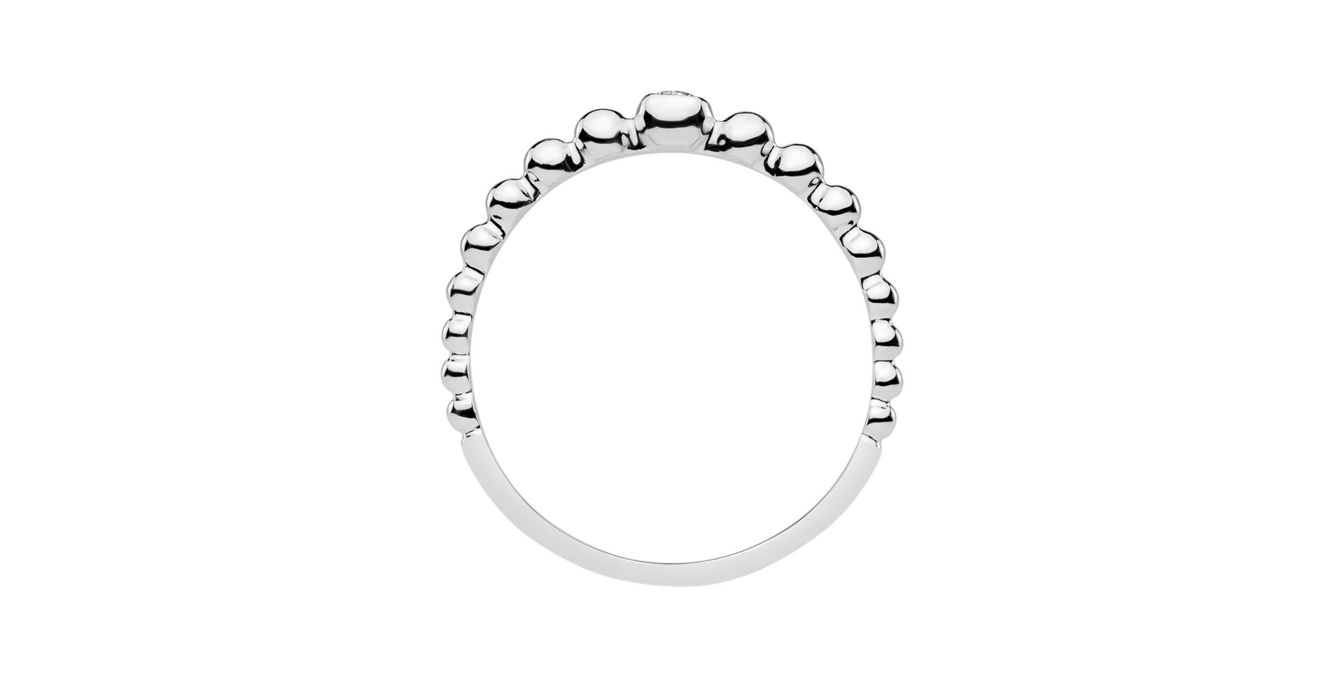 Prsteň s diamantom Shiny Dots