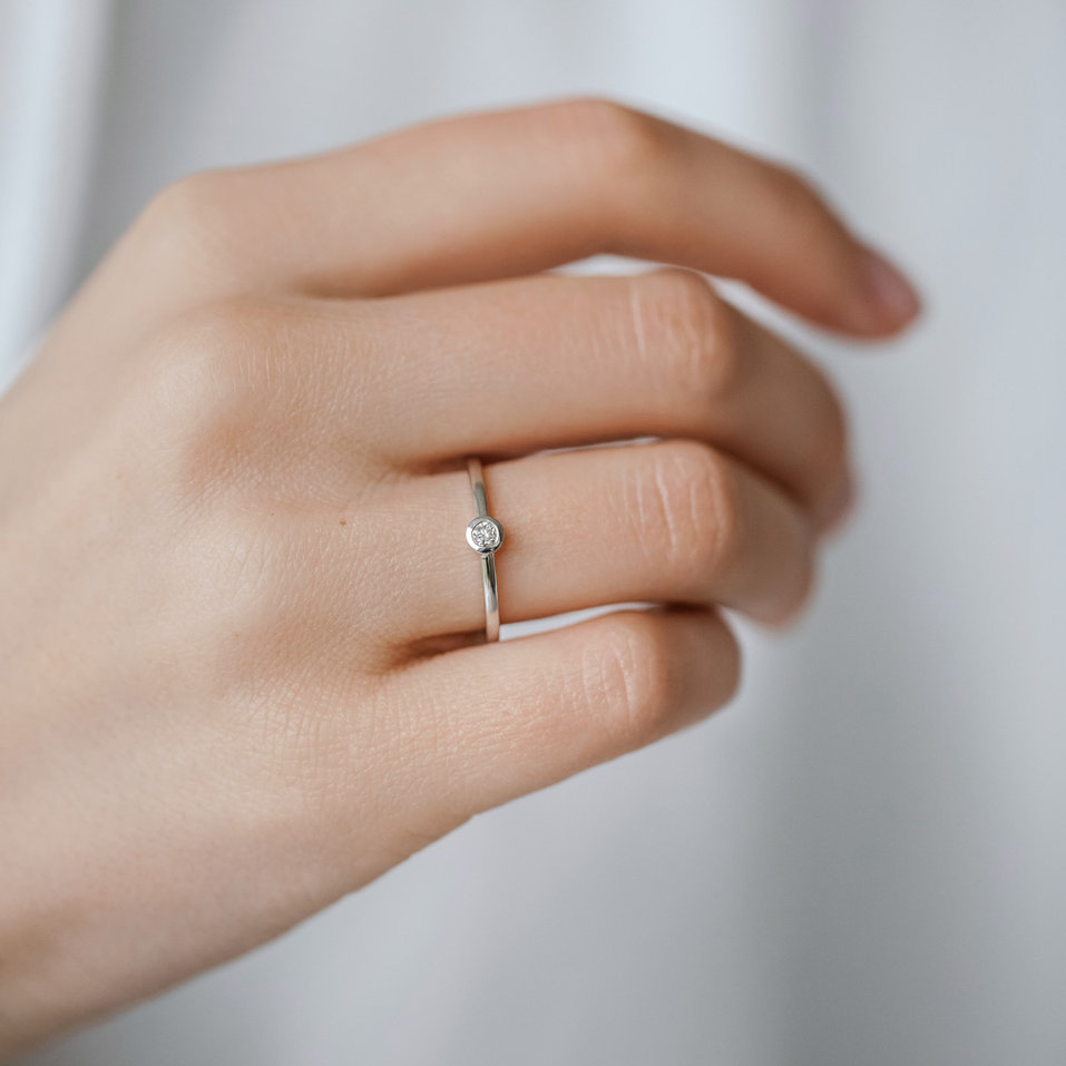 Prsteň s diamantom Seductive Glow