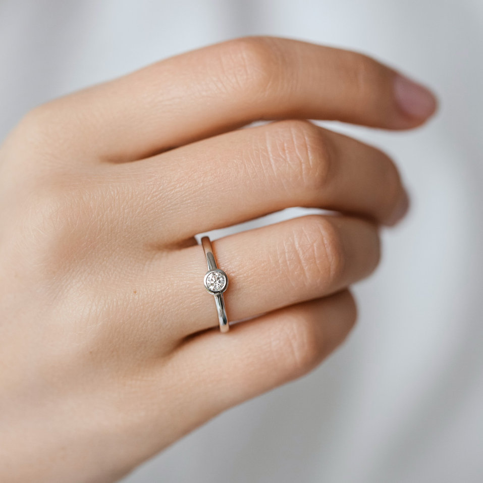 Prsteň s diamantom Seductive Glow