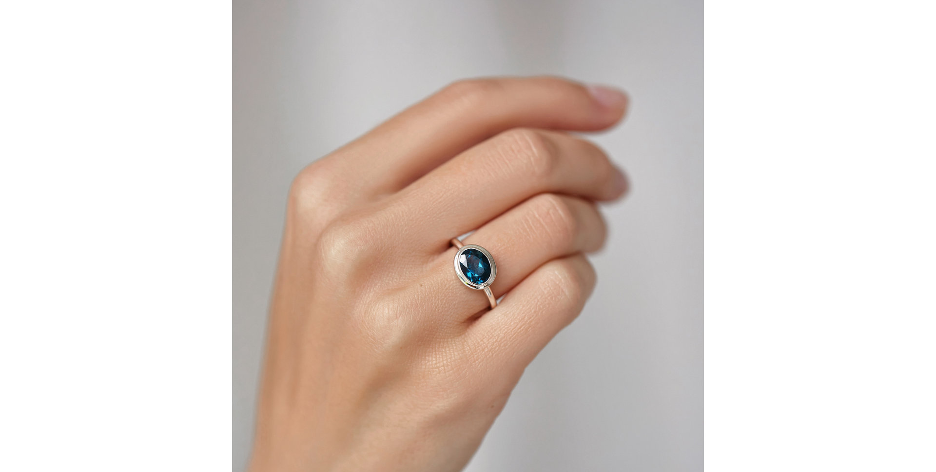 Prsteň so smoky quartzom Bonbon