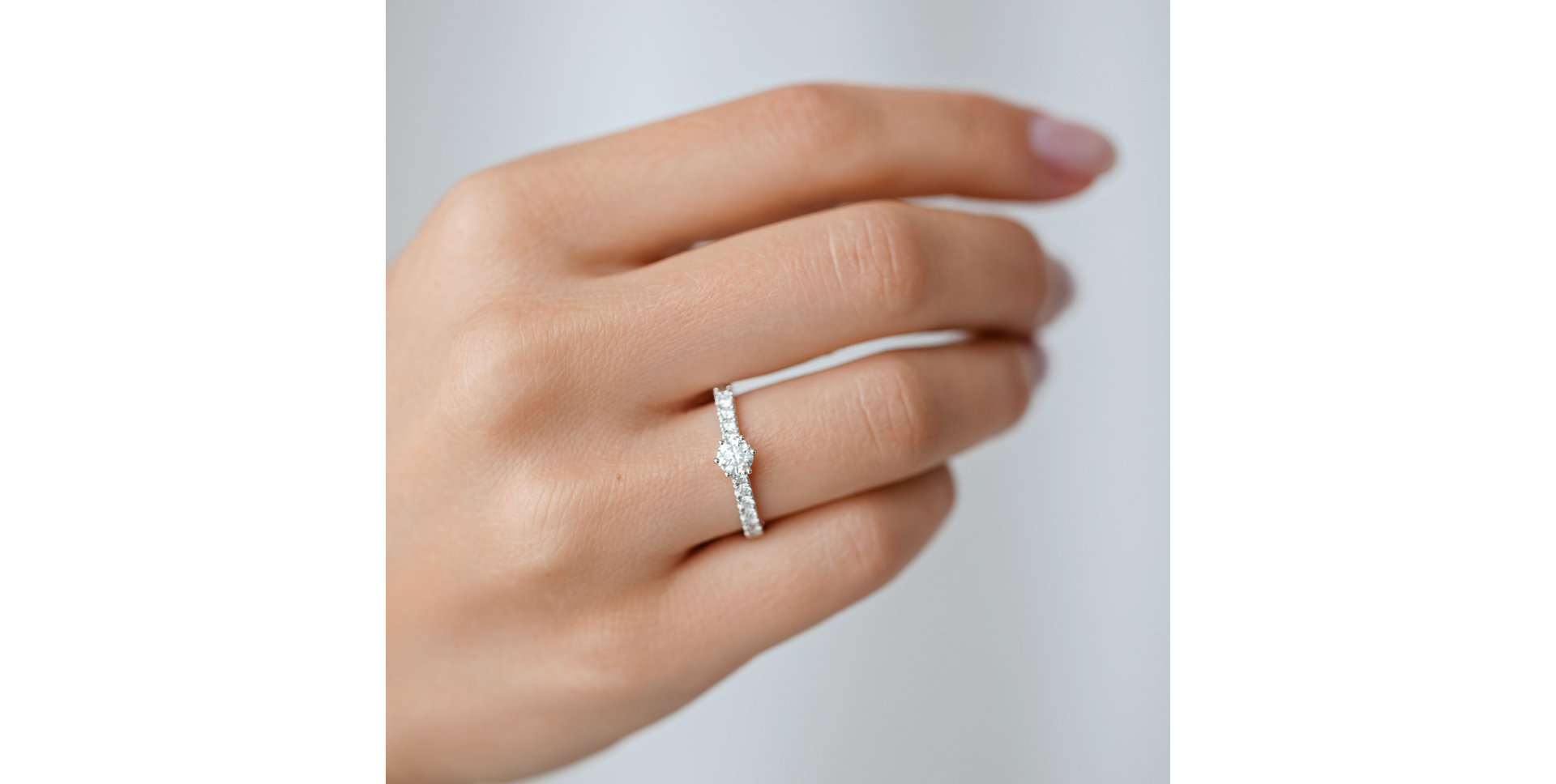 Prsteň s diamantmi Sparkling Love