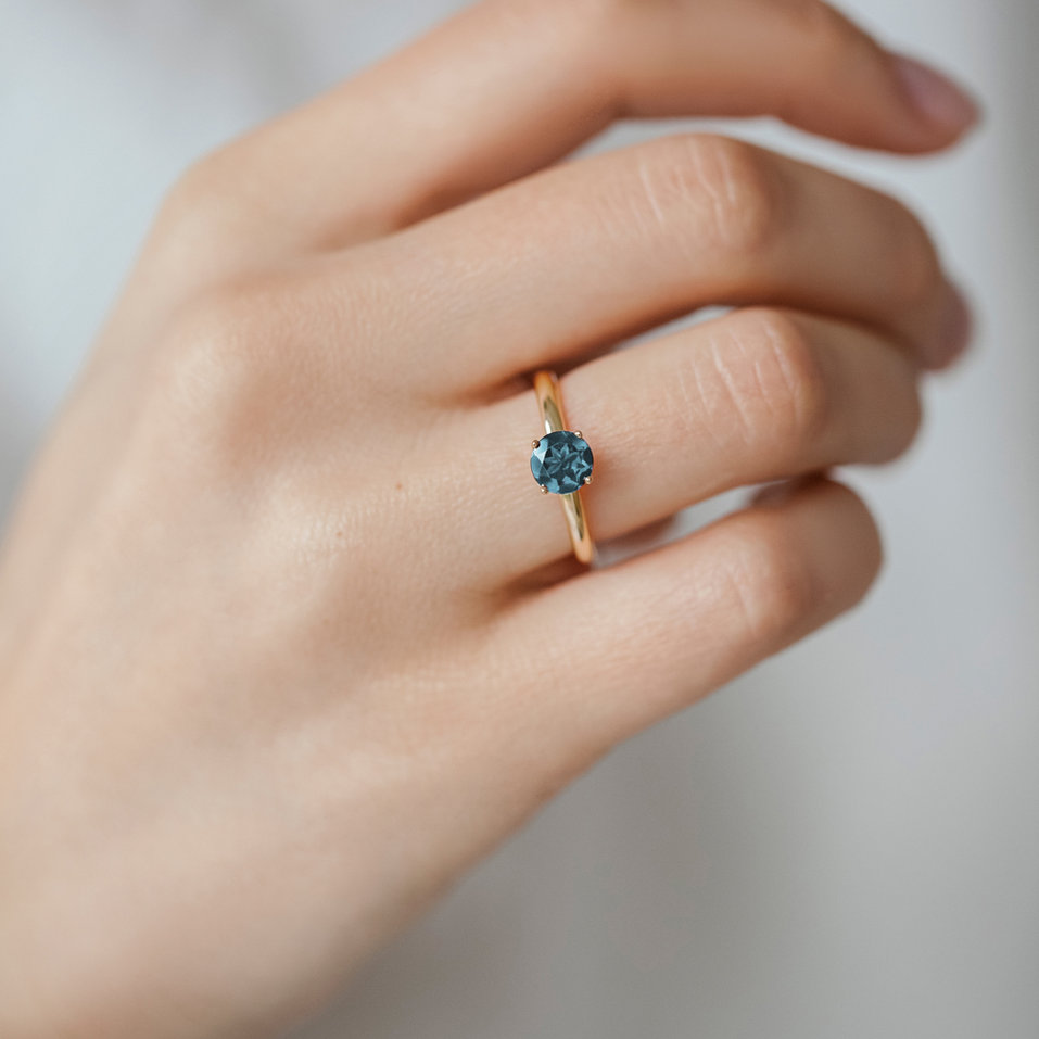 Prsteň s topásom london Bonbon