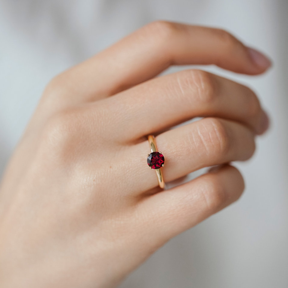 Prsteň s turmalínom green Bonbon