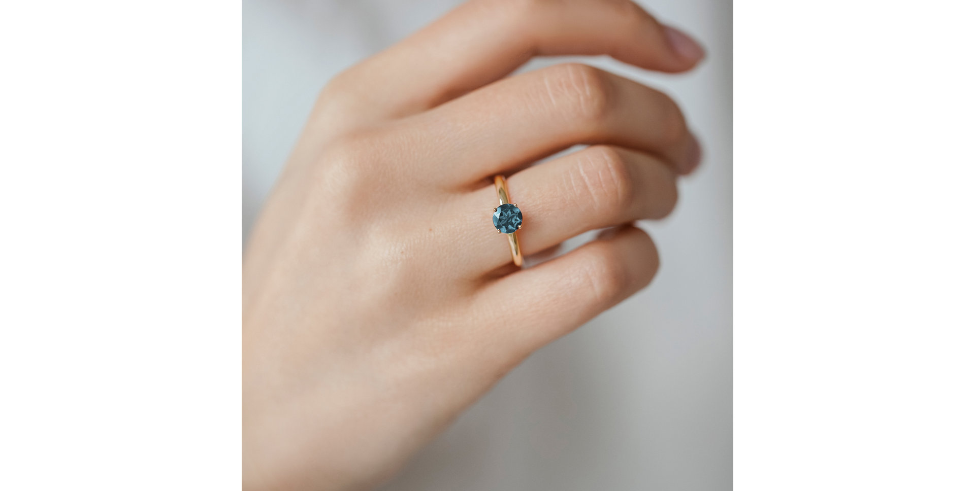 Prsteň s topásom london Bonbon