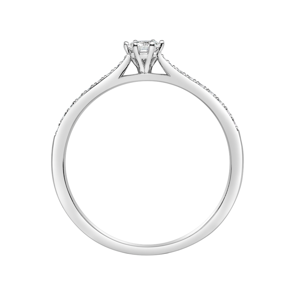 Prsteň s diamantmi Midnight Romance