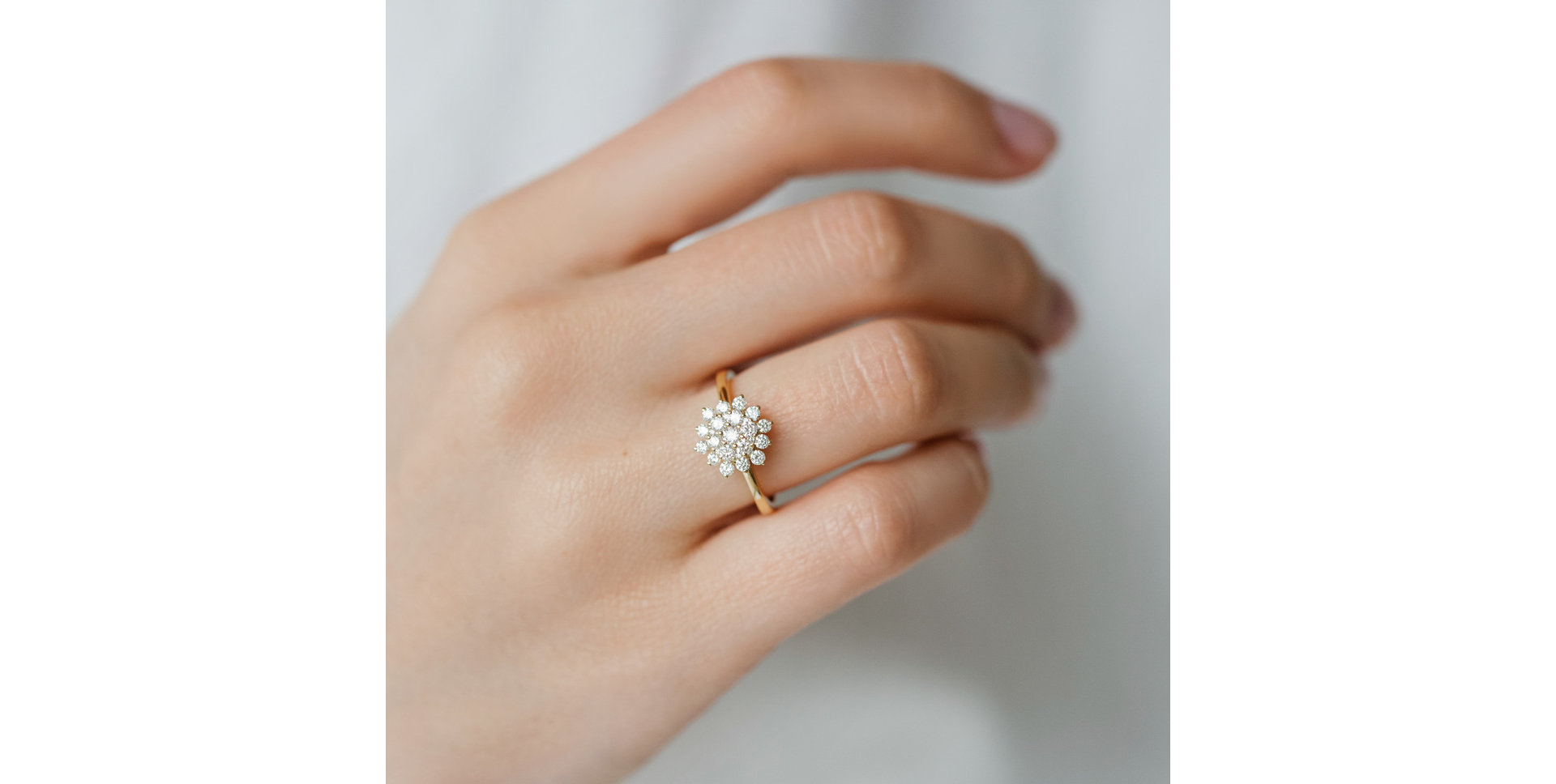 Prsteň s diamantmi Shiny Constellation