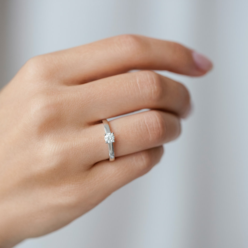 Prsteň s diamantom Spark of Love