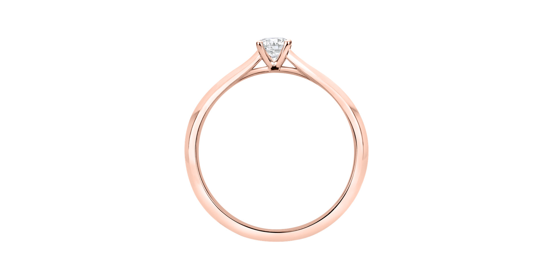 Prsteň s diamantom Forever Love