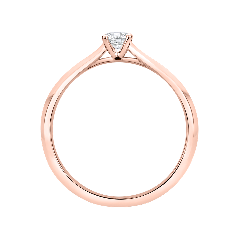 Prsteň s diamantom Forever Love