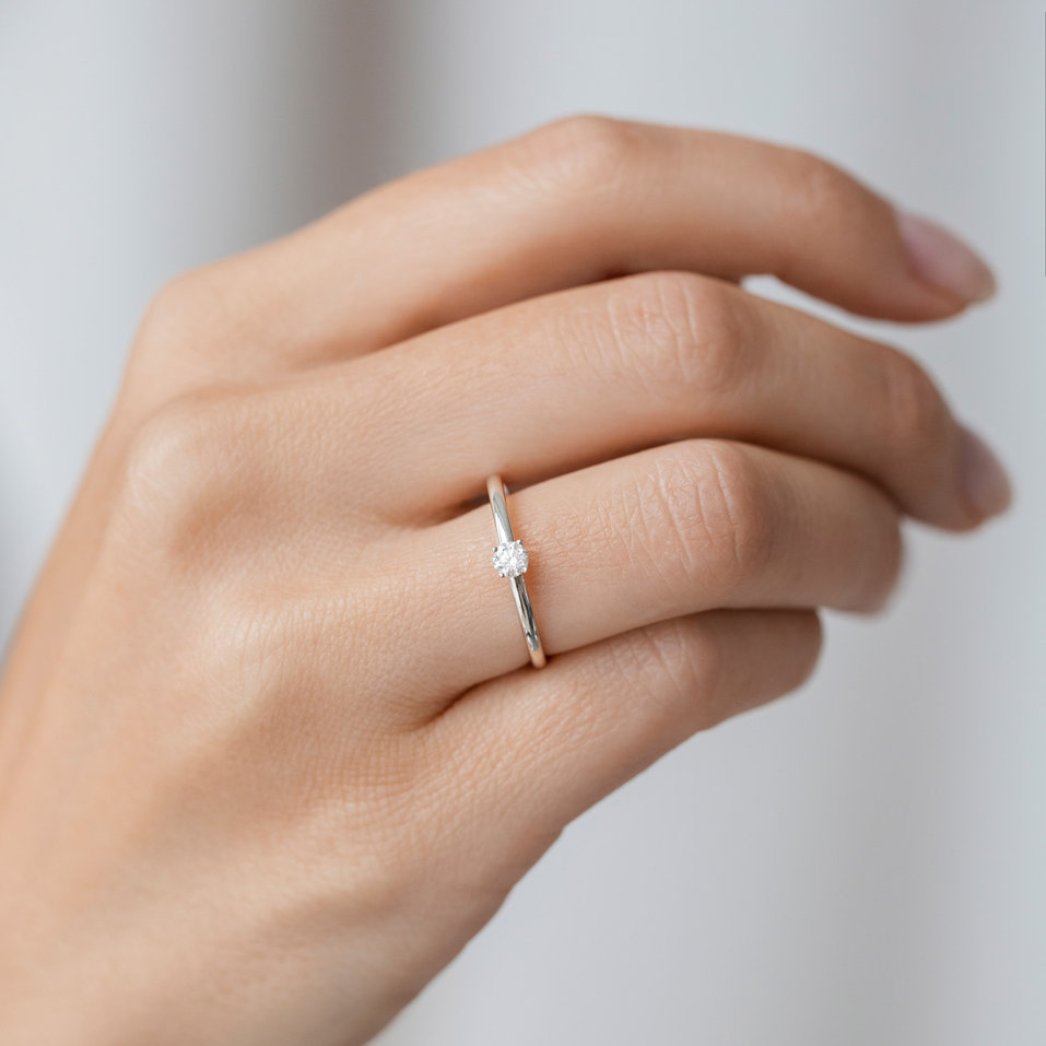 Prsteň s diamantom Space Dream