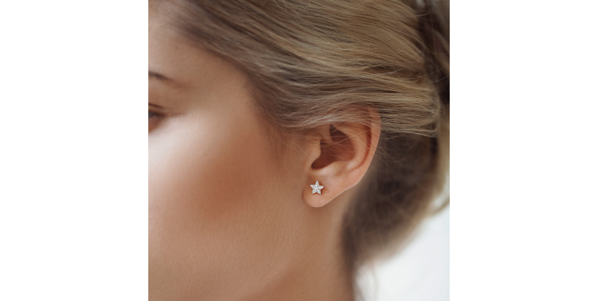 Náušnice s hnedými diamantmi Amazing Night