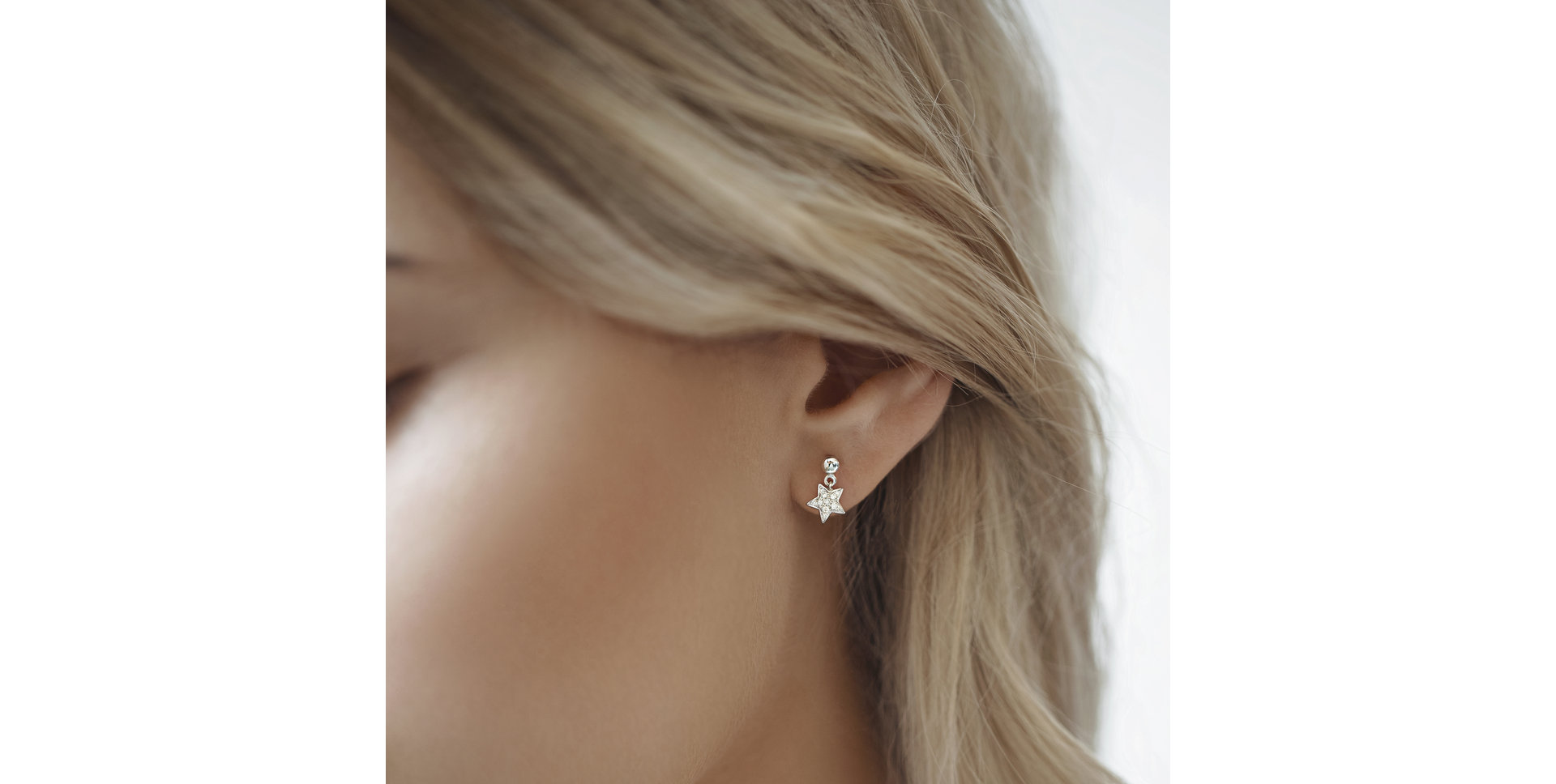 Náušnice s hnedými diamantmi Amazing Night