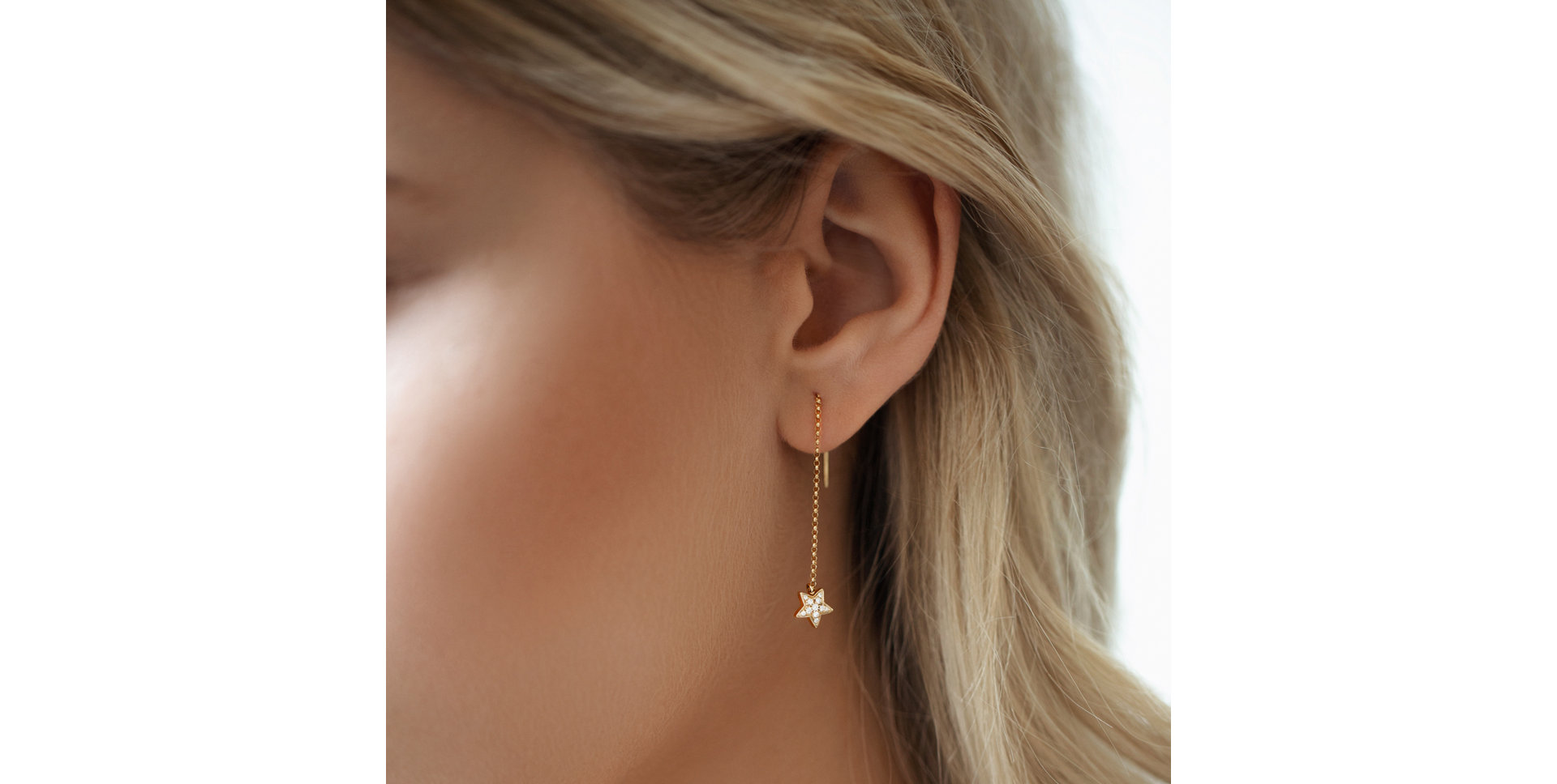 Náušnice s hnedými diamantmi Amazing Night