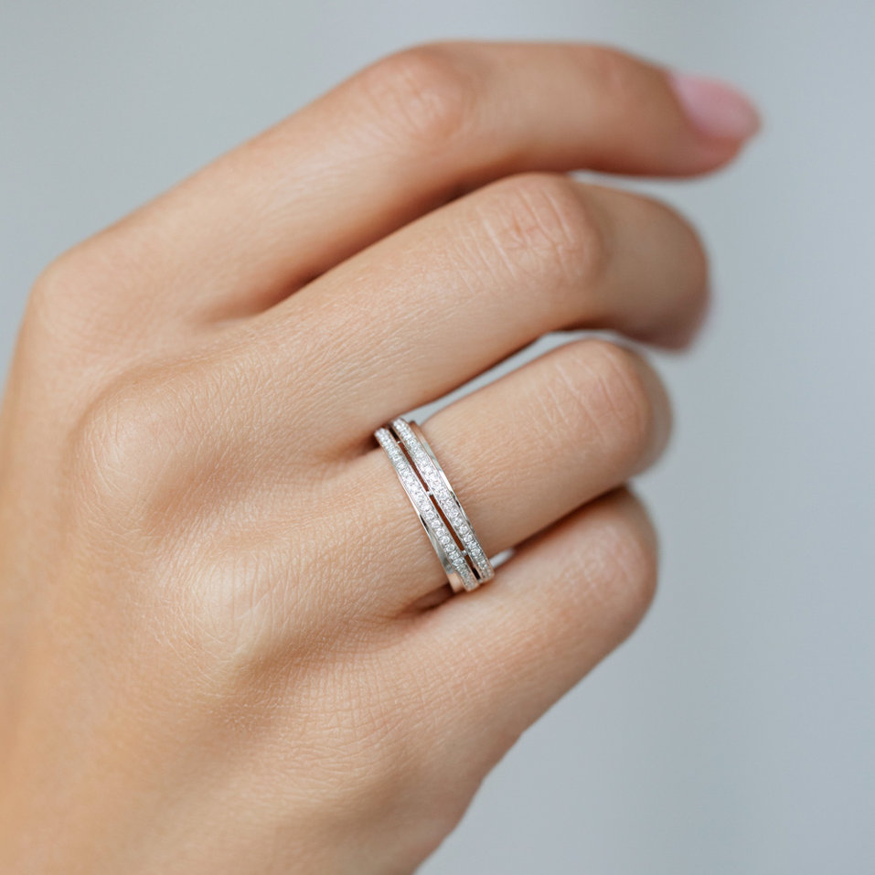 Prsteň s diamantmi Witching Dream