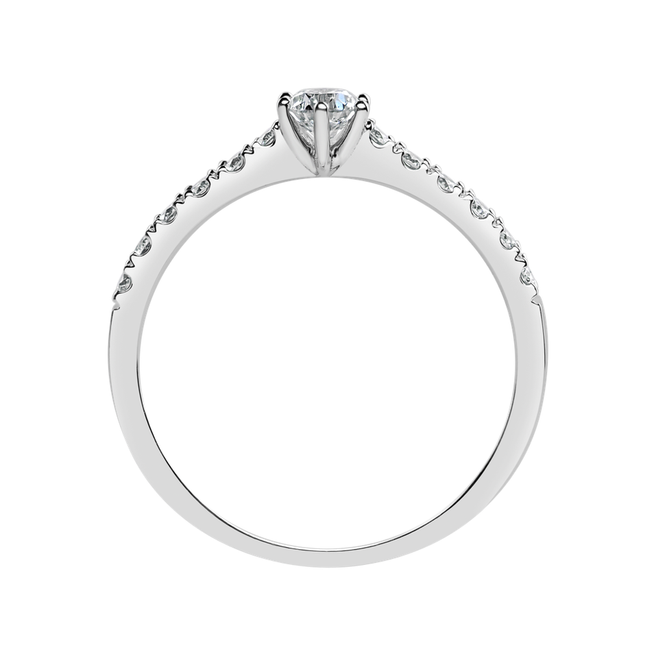 Prsteň s diamantmi Sparkling Love