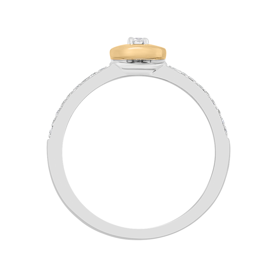 Prsteň s diamantmi Moon Opus