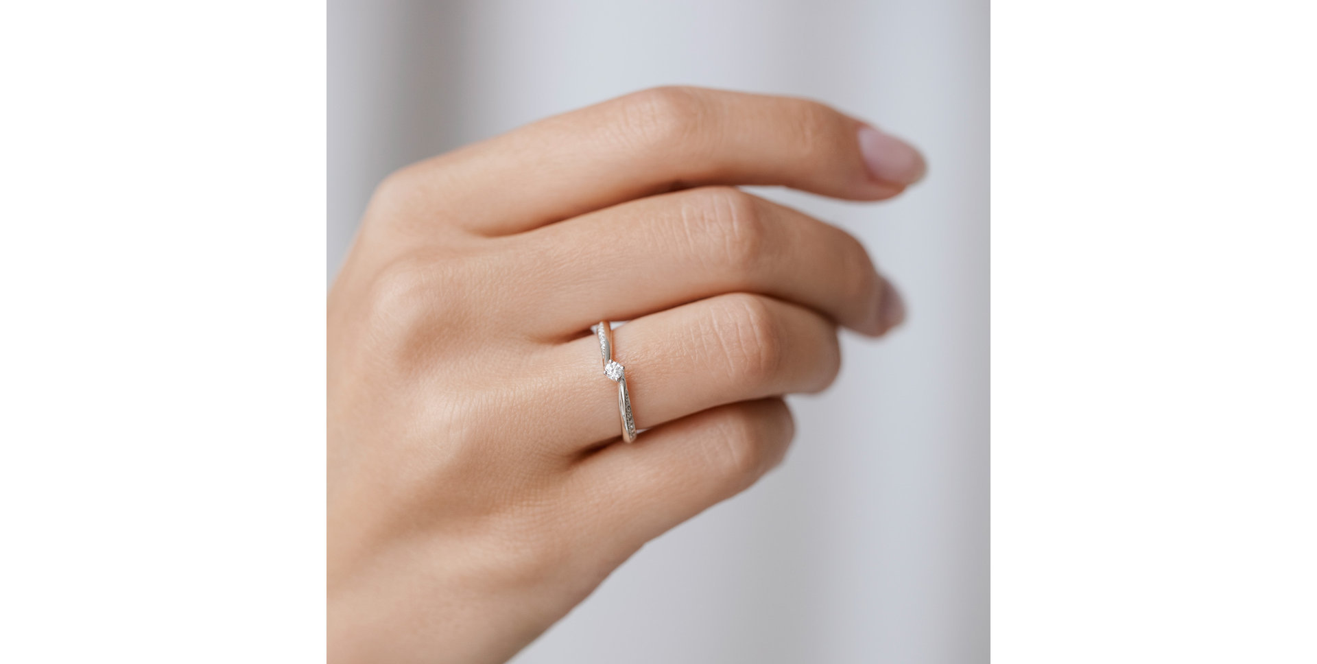 Prsteň s diamantmi Shiny Poetry