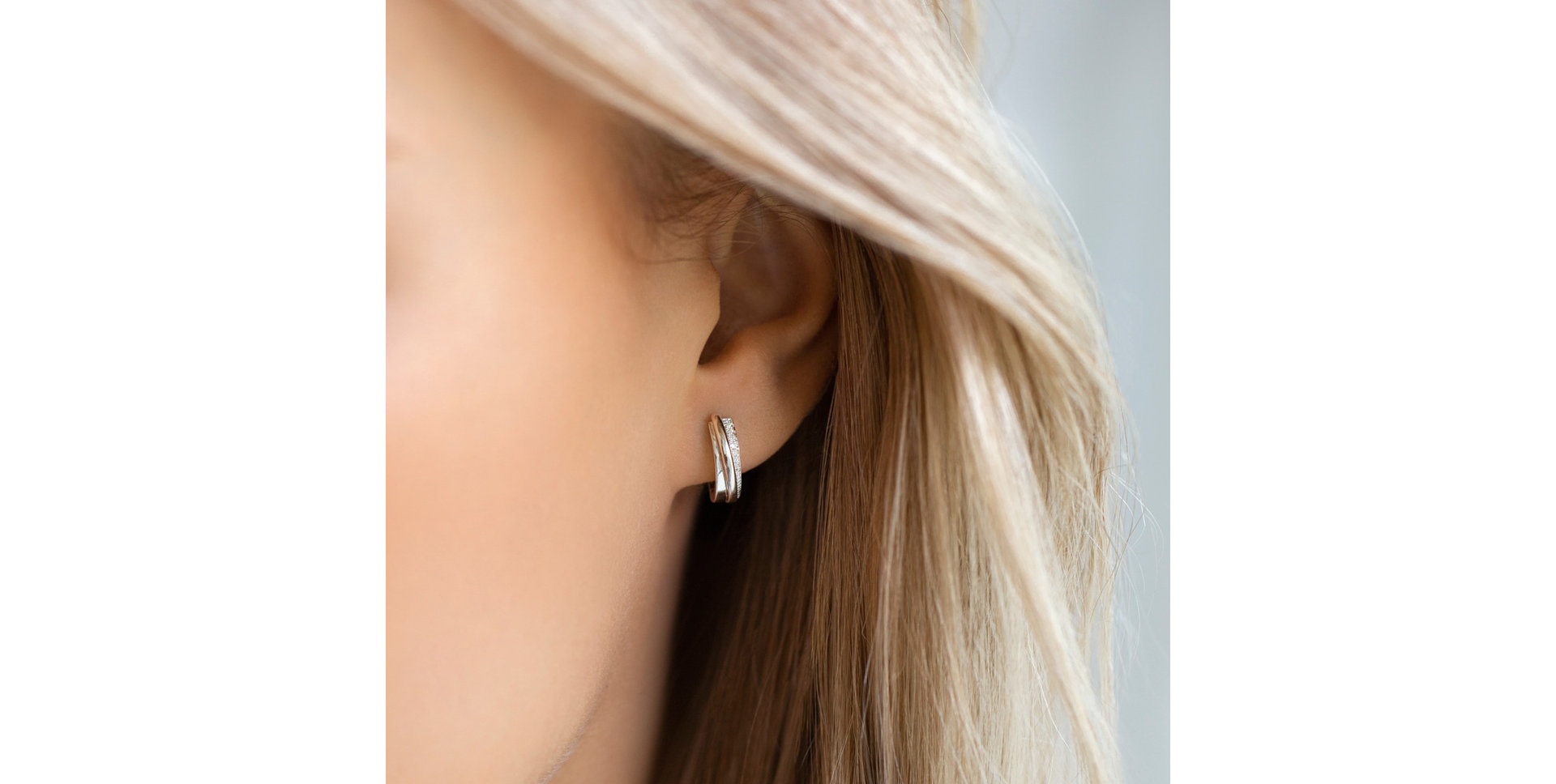 Náušnice s diamantmi Dazzling Galaxy