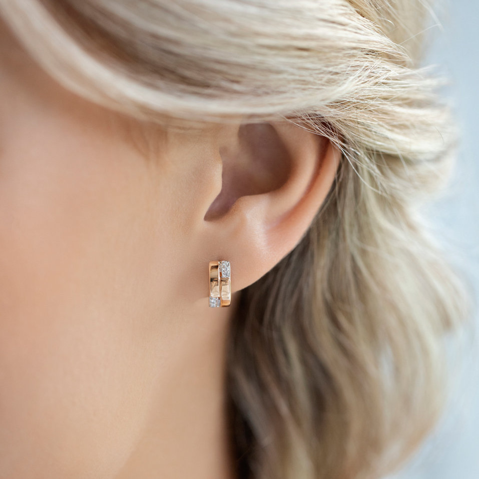 Náušnice s diamantmi Star Opium