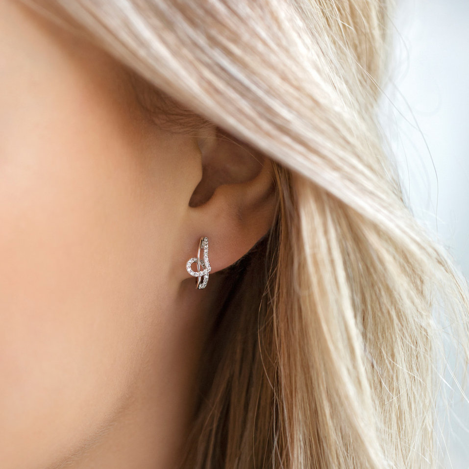 Náušnice s diamantmi Shine Melody