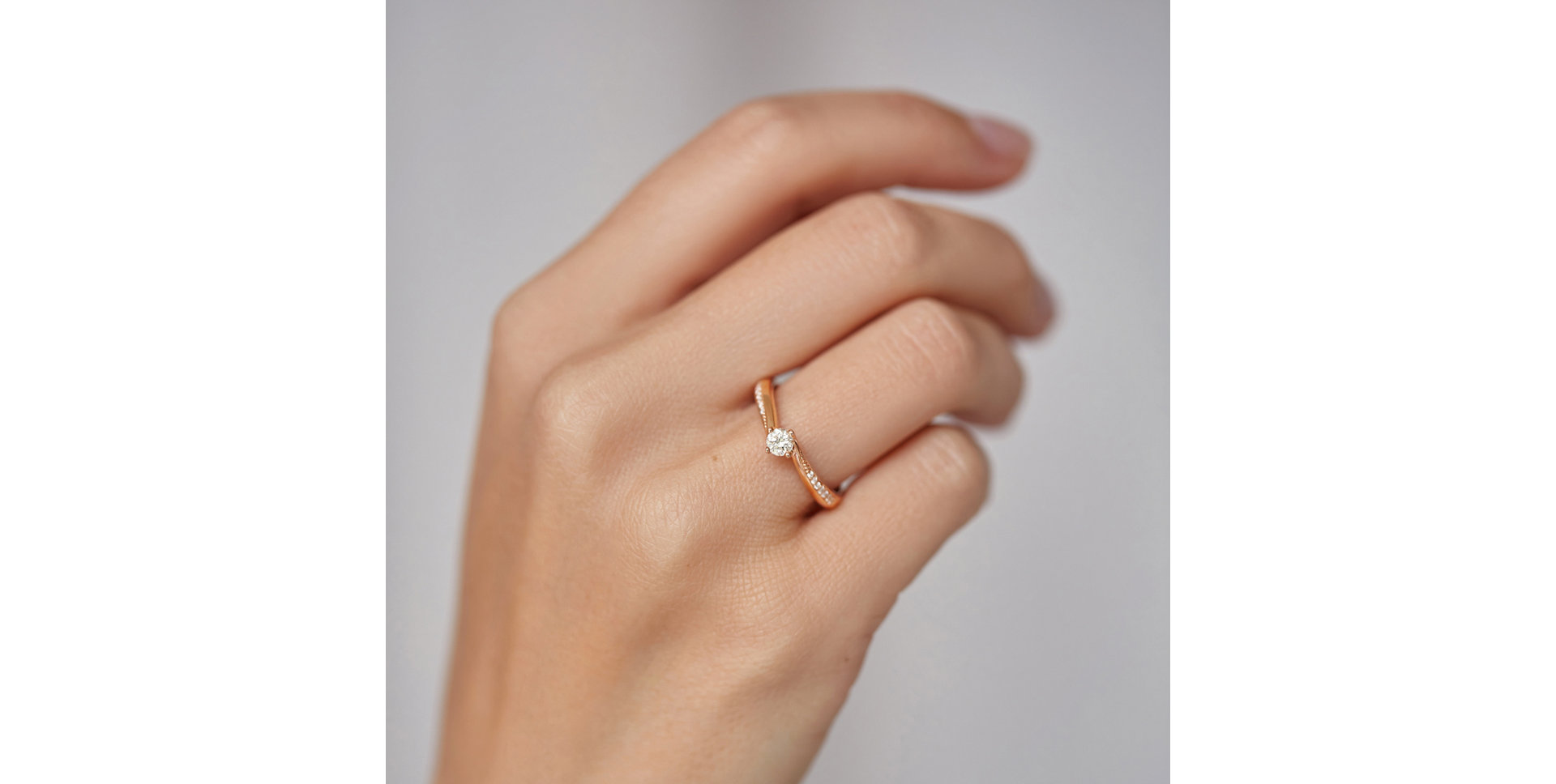 Prsteň s diamantmi Shiny Poetry