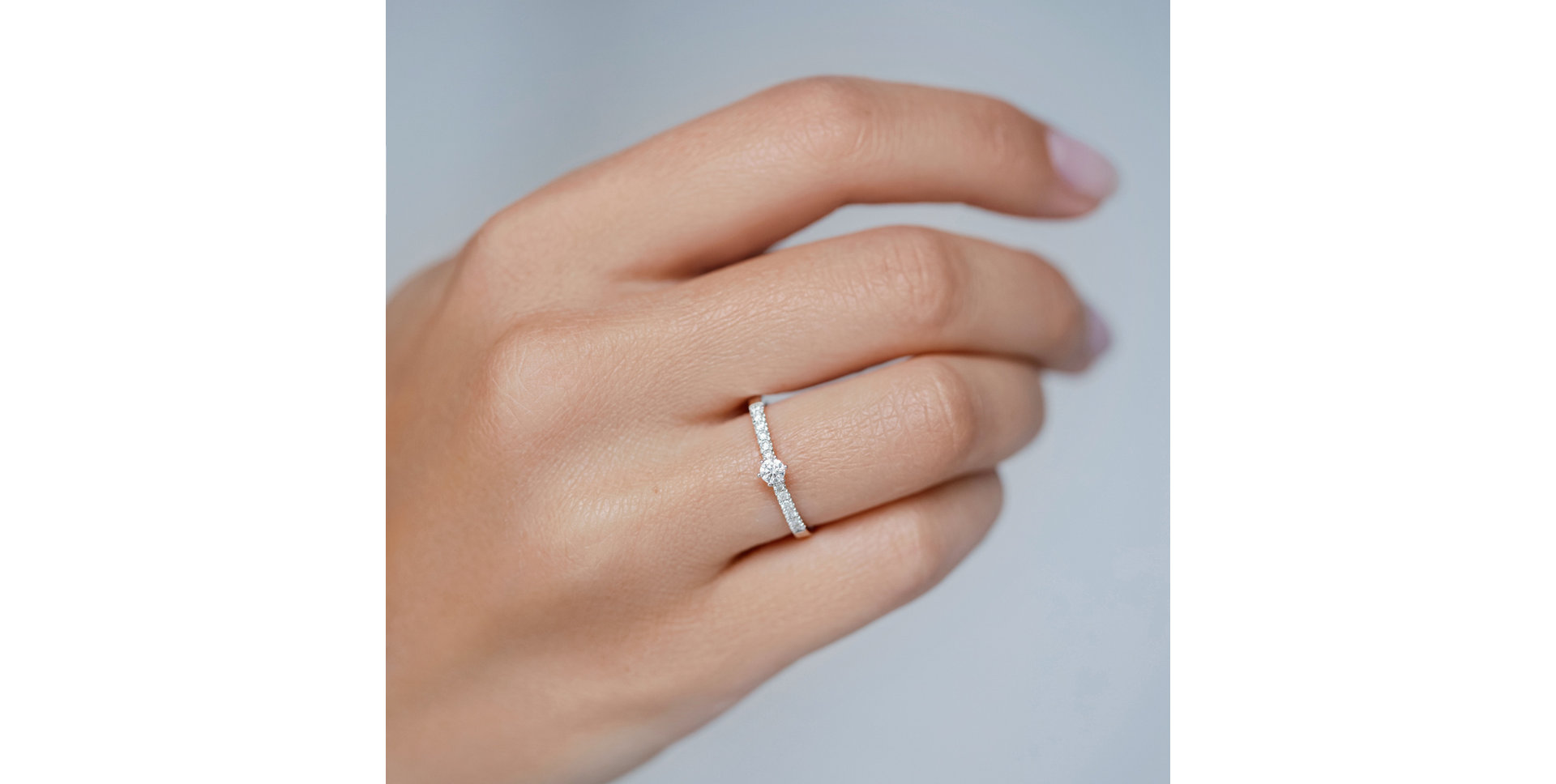 Prsteň s diamantmi Sparkling Love