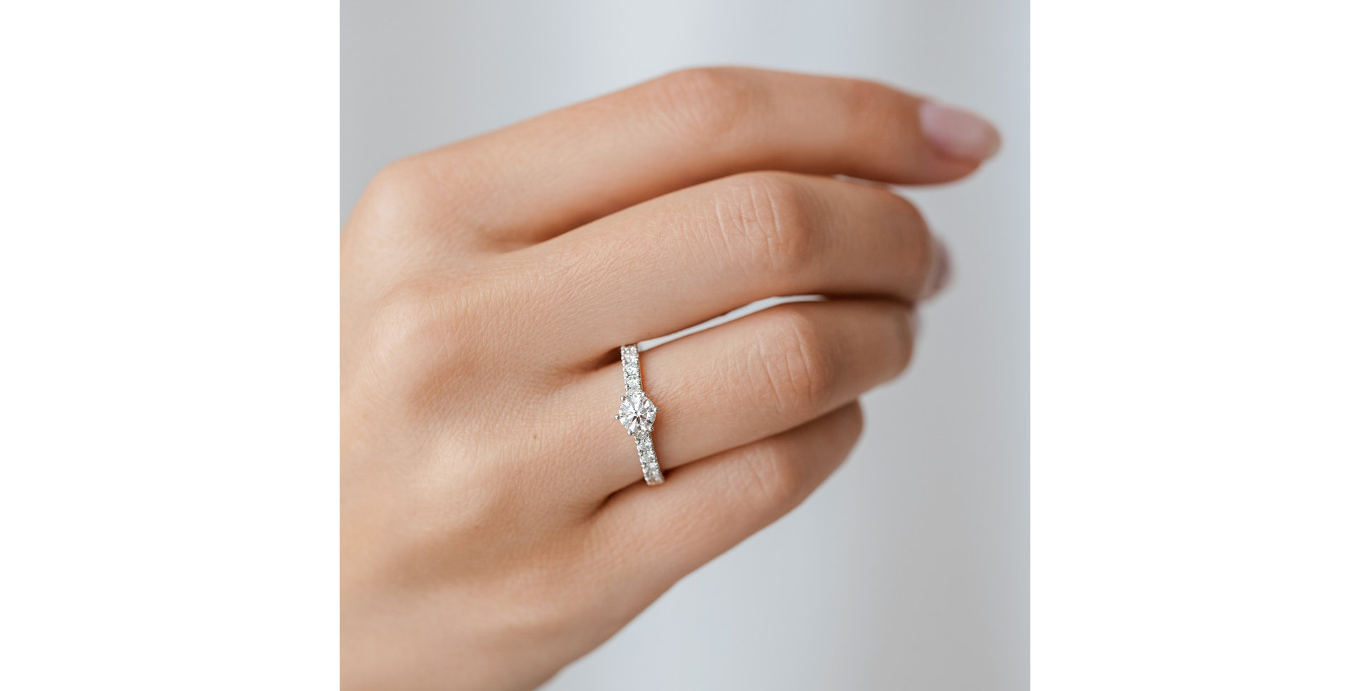 Prsteň s diamantmi Sparkling Love