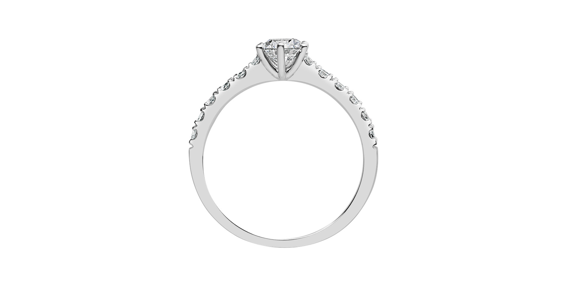 Prsteň s diamantmi Sparkling Love