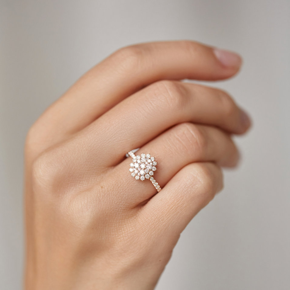 Prsteň s diamantmi Monarch Star