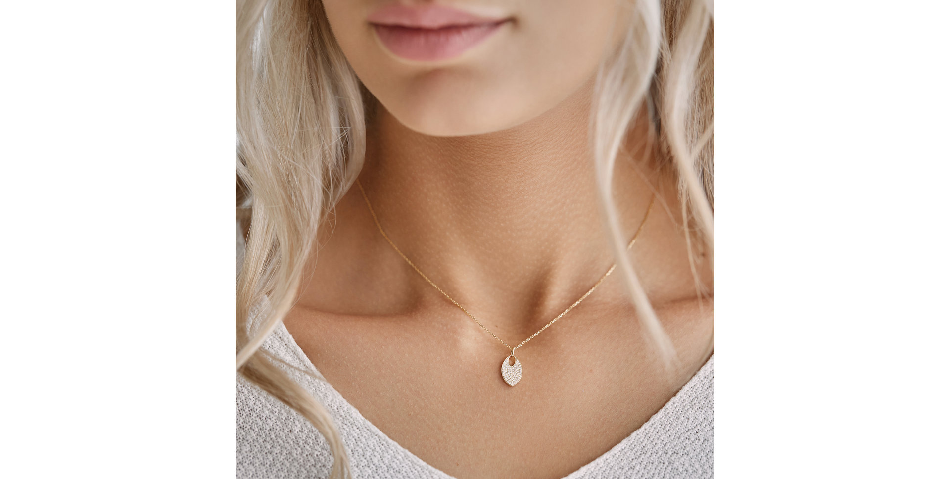 Prívesok s diamantmi Endless Tear