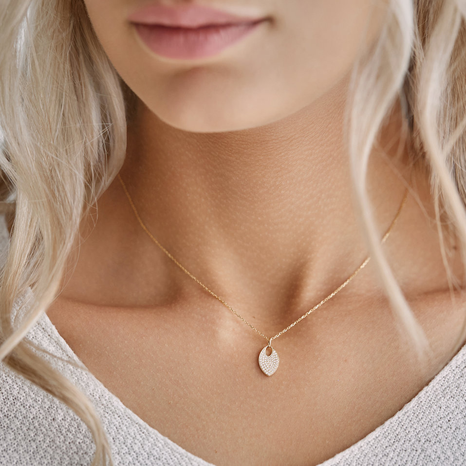 Prívesok s diamantmi Endless Tear