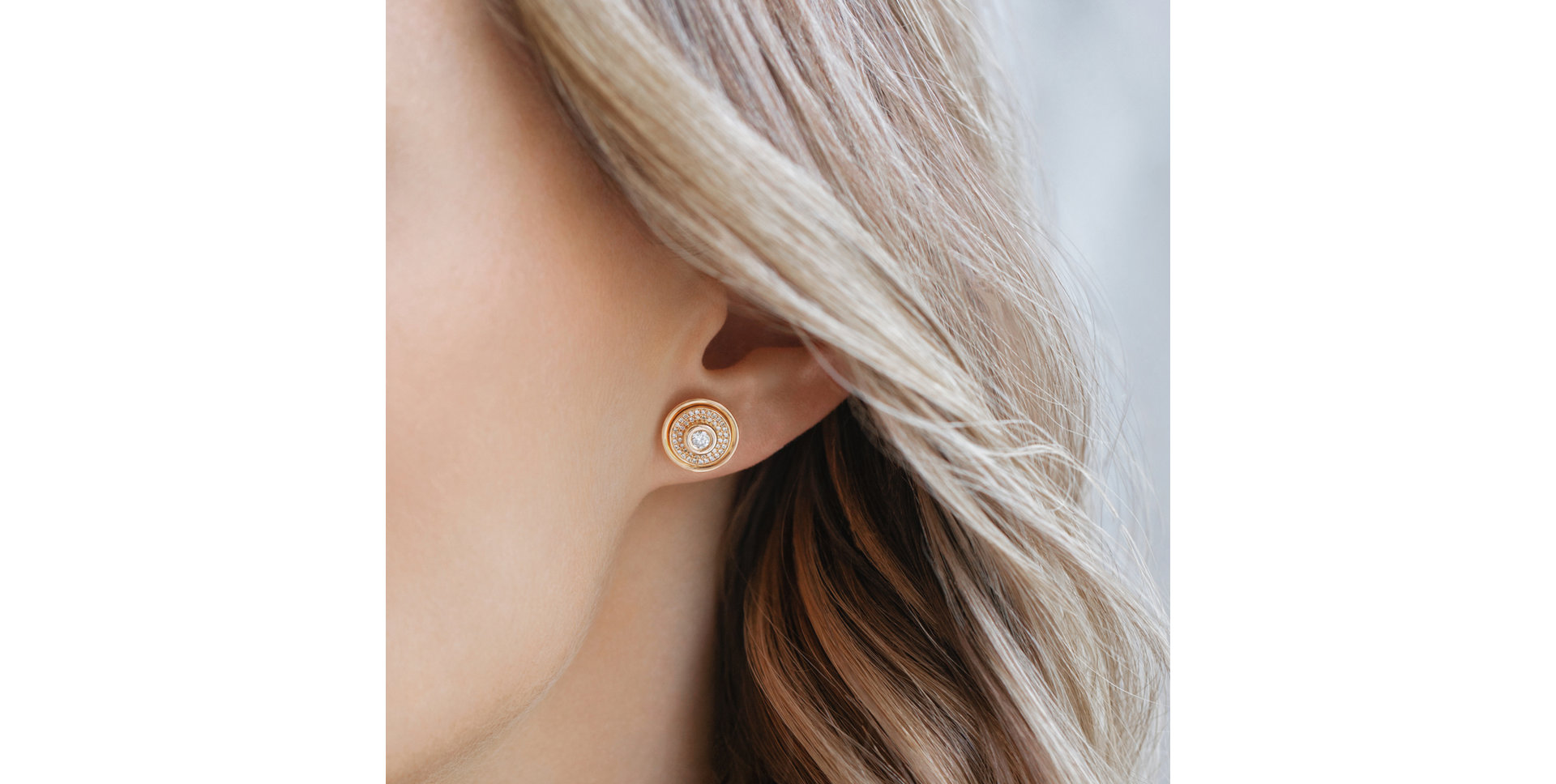 Náušnice s diamantmi Miracle Space