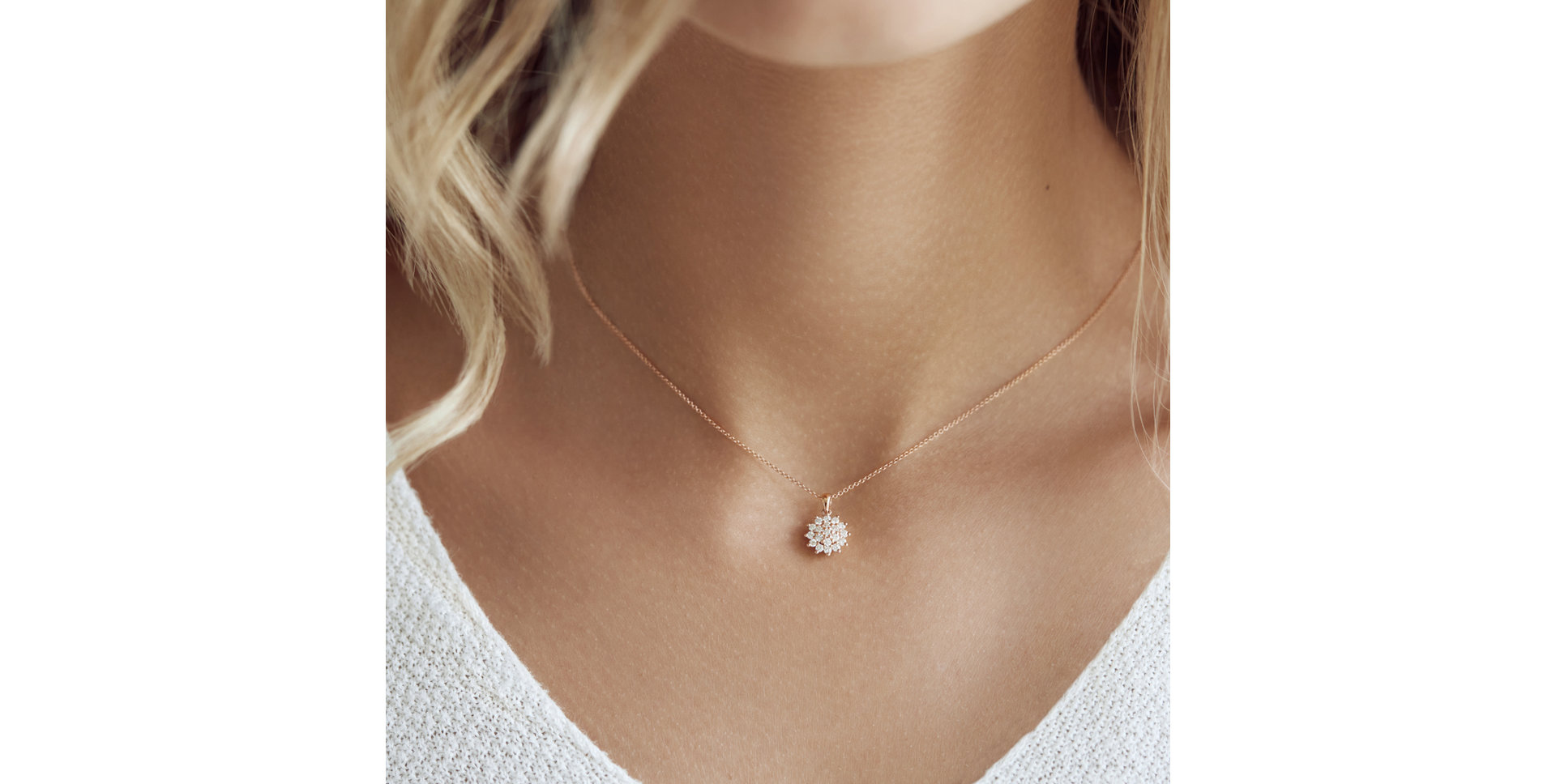 Prívesok s diamantmi Midnight Sky