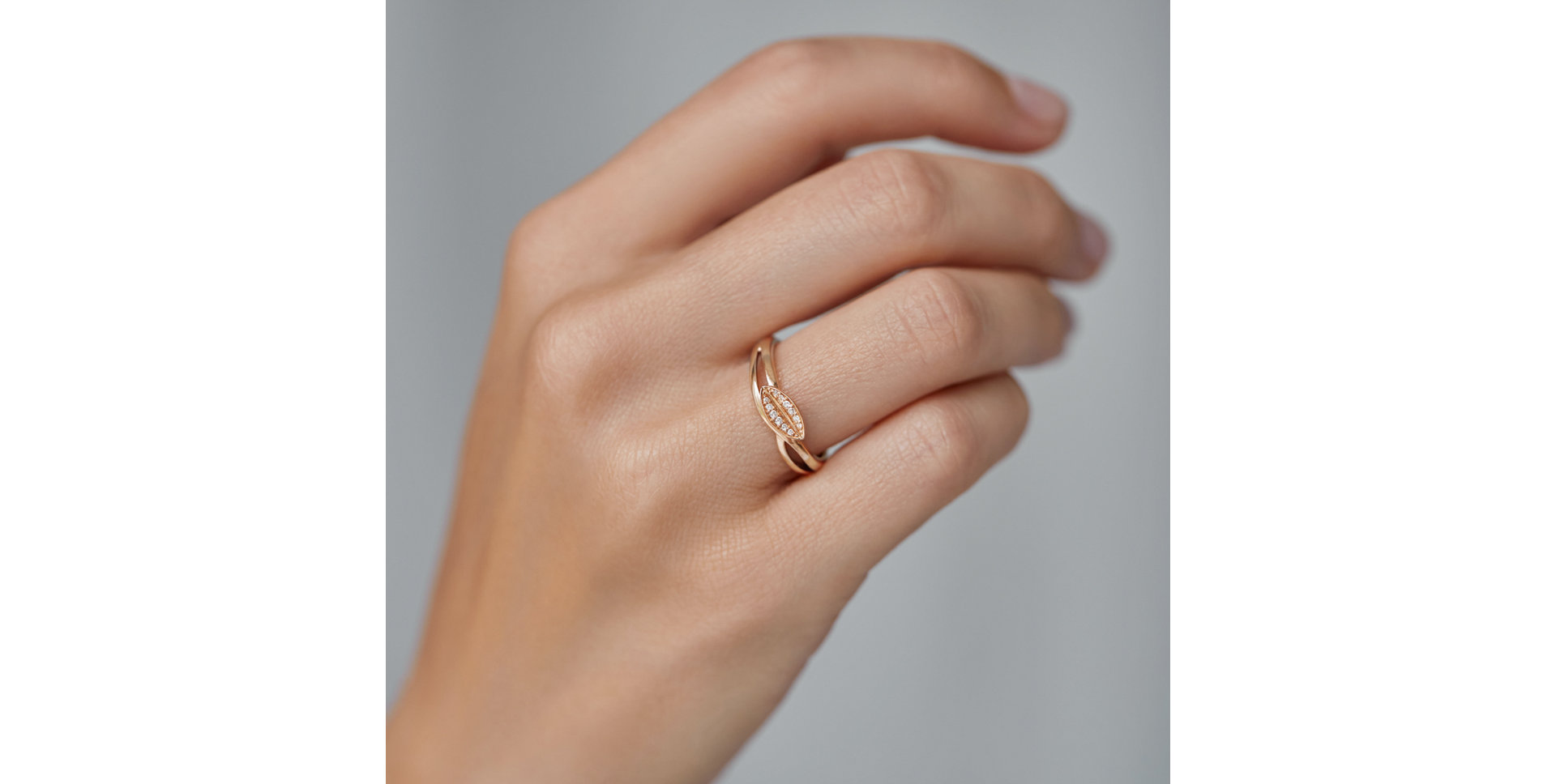 Prsteň s diamantmi Fresh Style