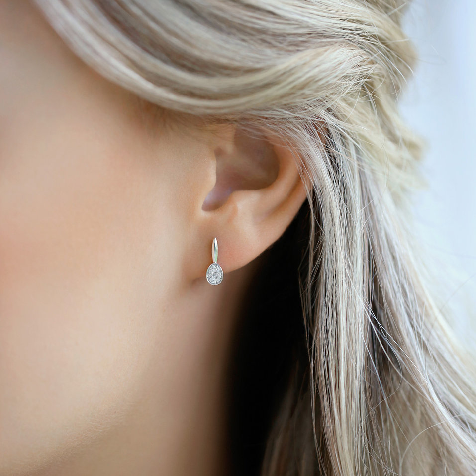 Náušnice s diamantmi Queen Opium