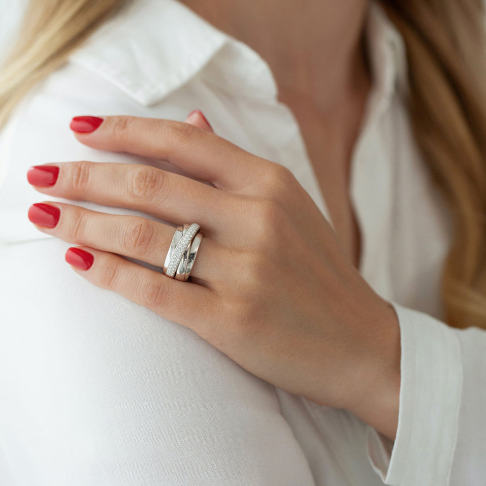 Prsteň s diamantmi Starshine Glam