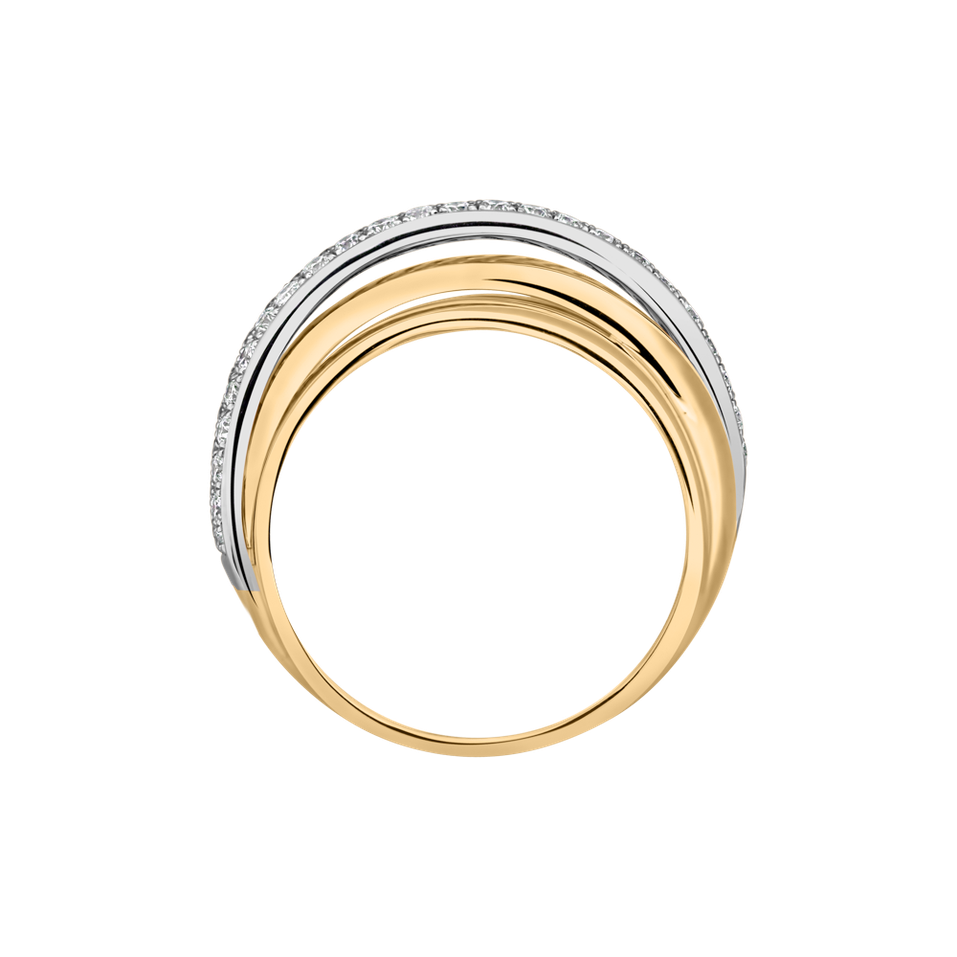 Prsteň s diamantmi Starshine Glam