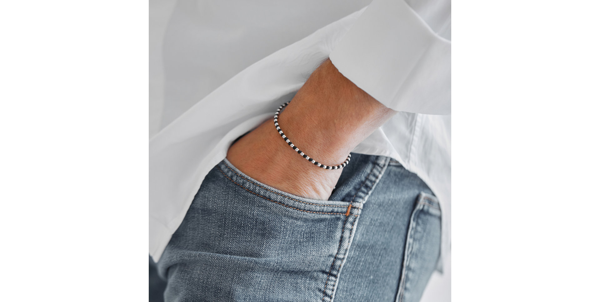 Pánsky náramok so šnúrkou Magic Shamballa