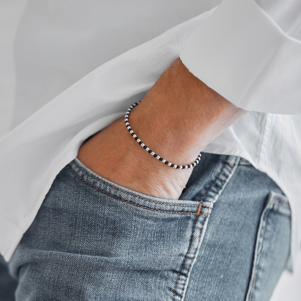 Pánsky náramok so šnúrkou Magic Shamballa