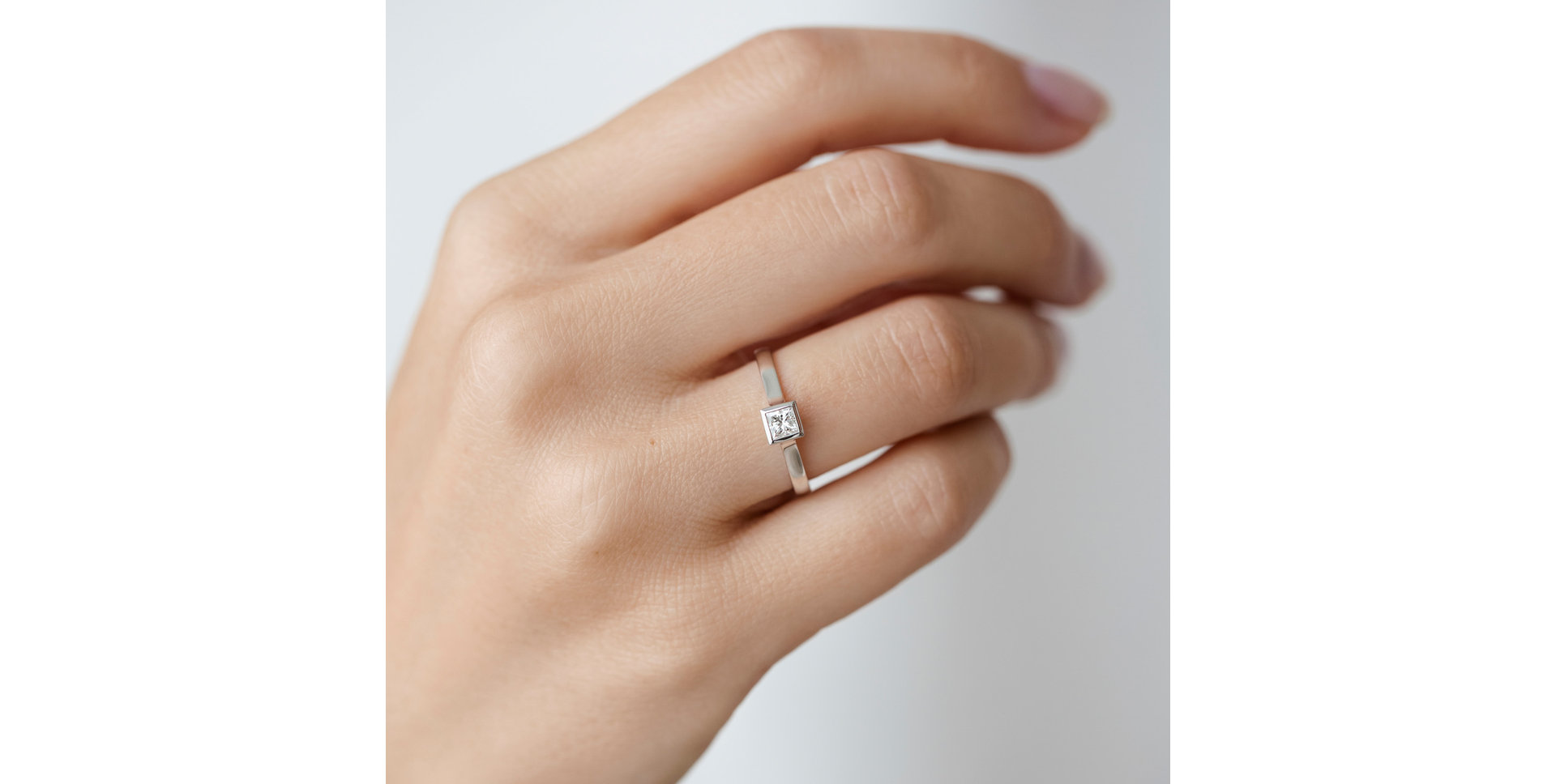 Prsteň s diamantom Brilliant Glow