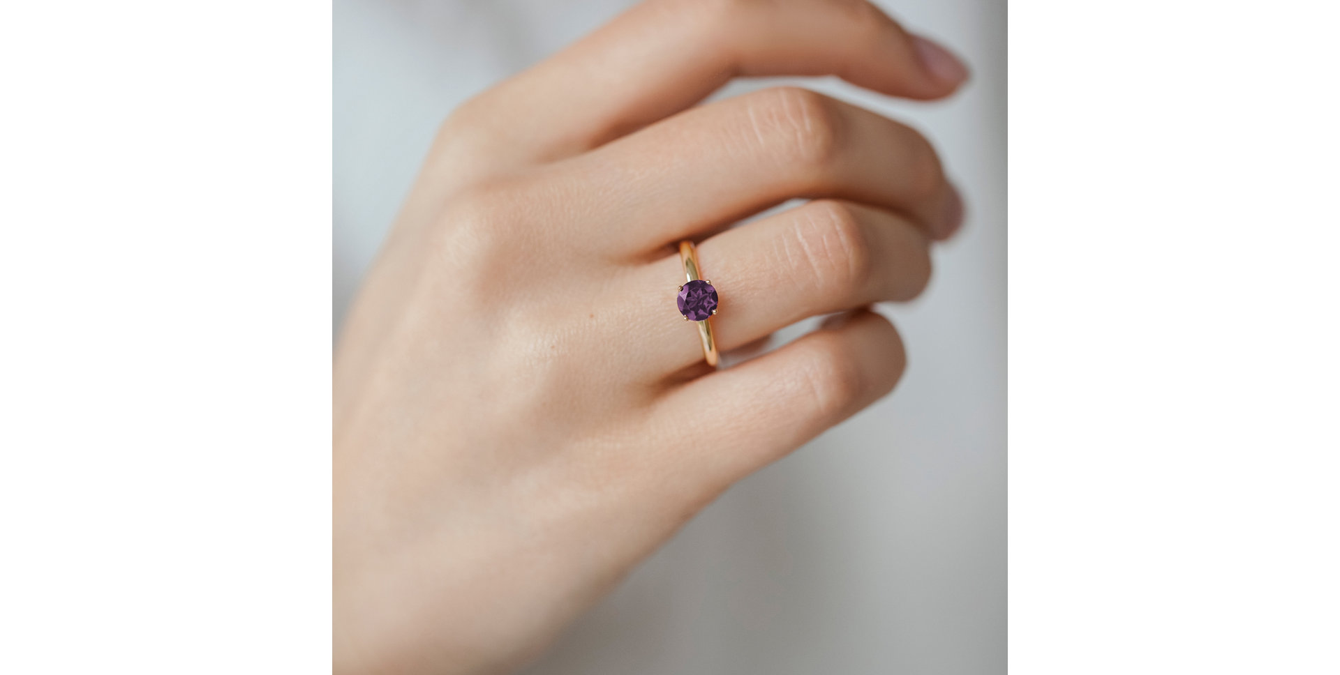 Prsteň s rhodolitom Bonbon