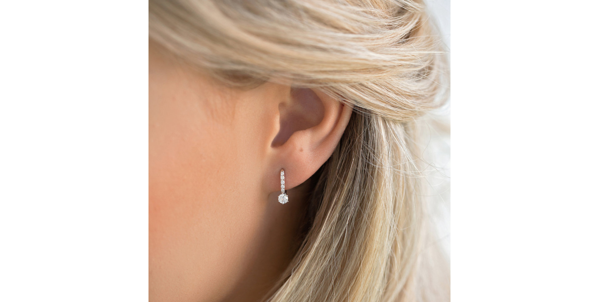 Náušnice s diamantmi Sparkless