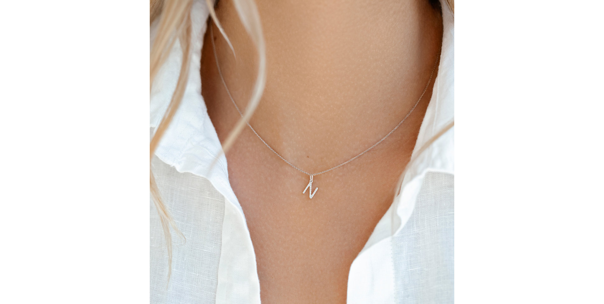Prívesok s diamantmi Line Glitter  C