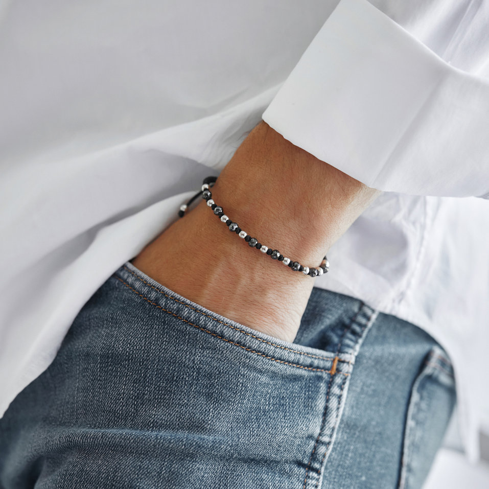 Náramok s čiernymi diamantmi Dark Magic