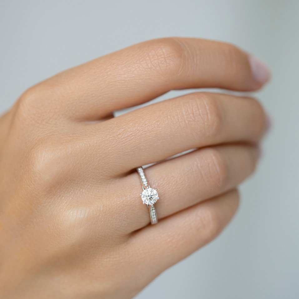 Prsteň s diamantmi Midnight Romance