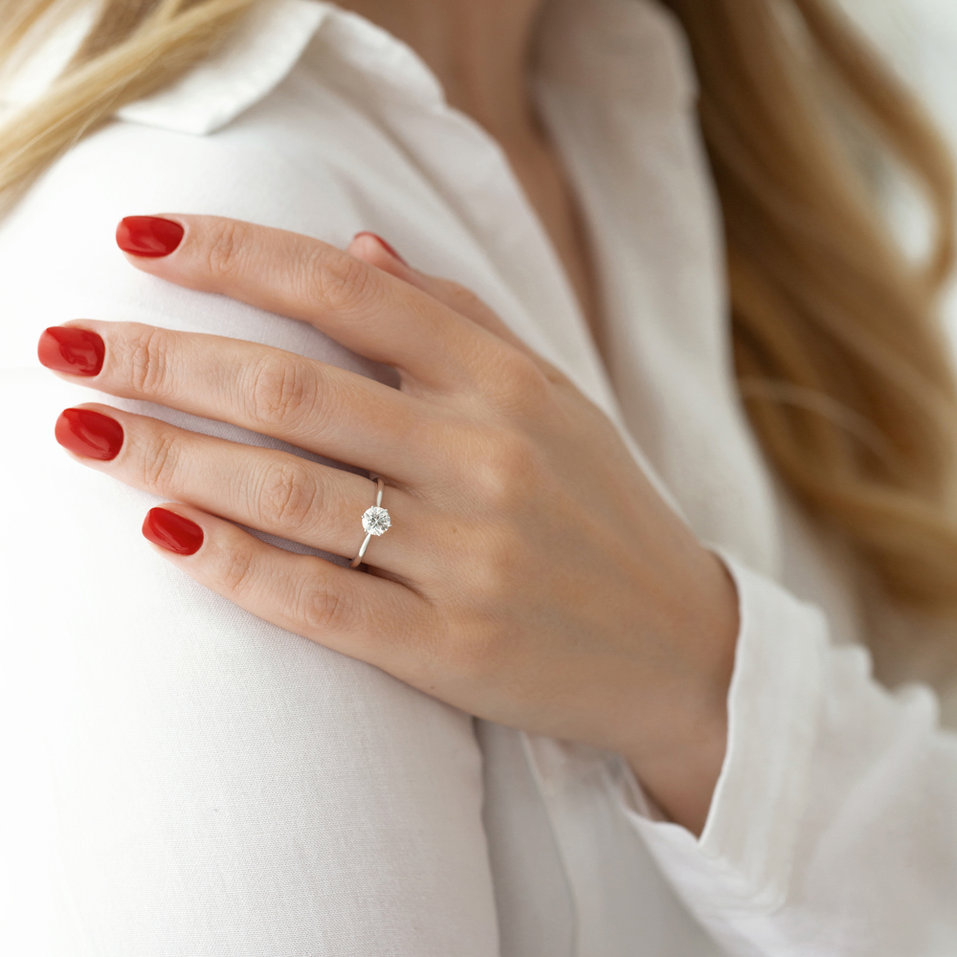 Prsteň s diamantom Star Temptation