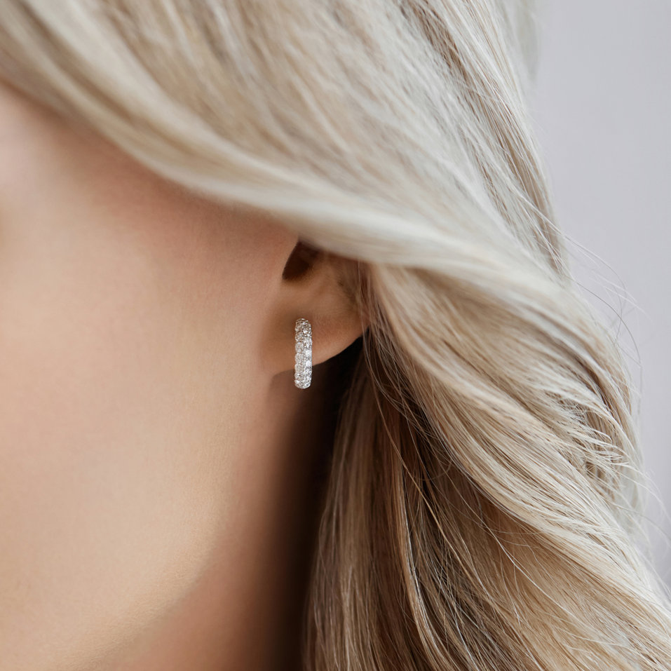 Náušnice s diamantmi Inferno Dream