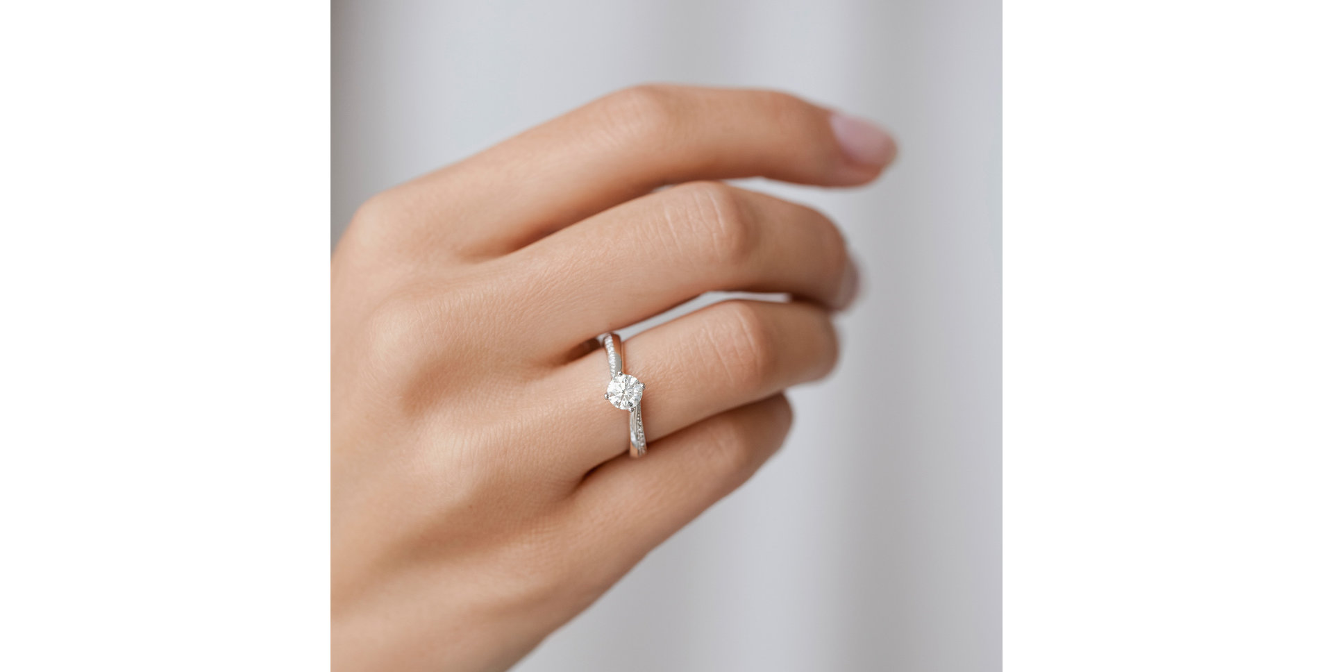 Prsteň s diamantmi Shiny Poetry