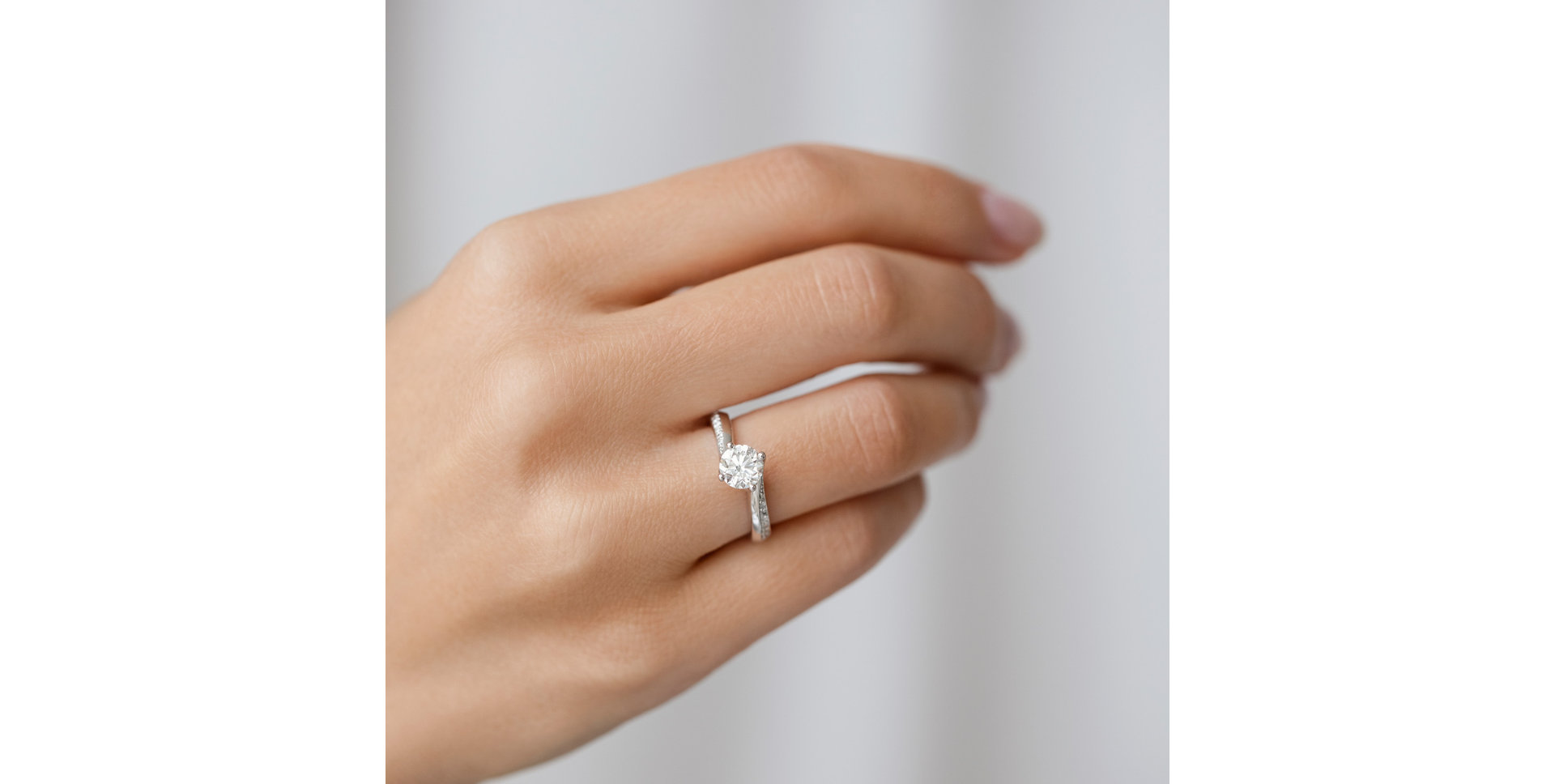 Prsteň s diamantmi Shiny Poetry