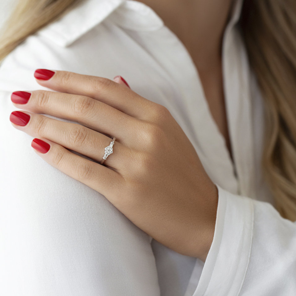 Prsteň s diamantmi Ballboleta